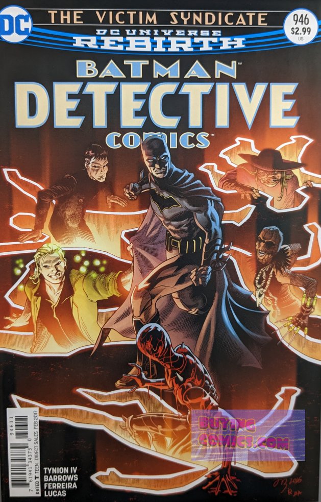 Detective Comics #946 Comic Book Cover Art