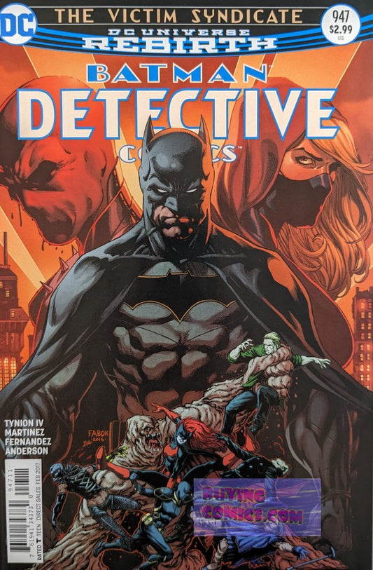 Detective Comics #947 Comic Book Cover Art