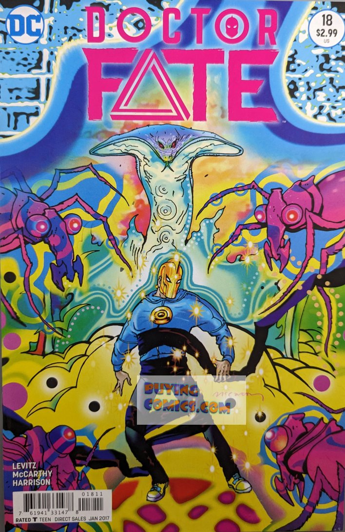 Doctor Fate #18 Comic Book Cover Art