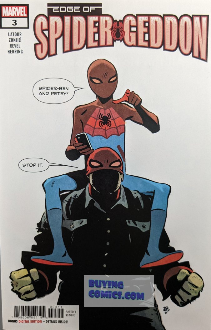 Edge Of Spider-Geddon #3 Comic Book Cover Art