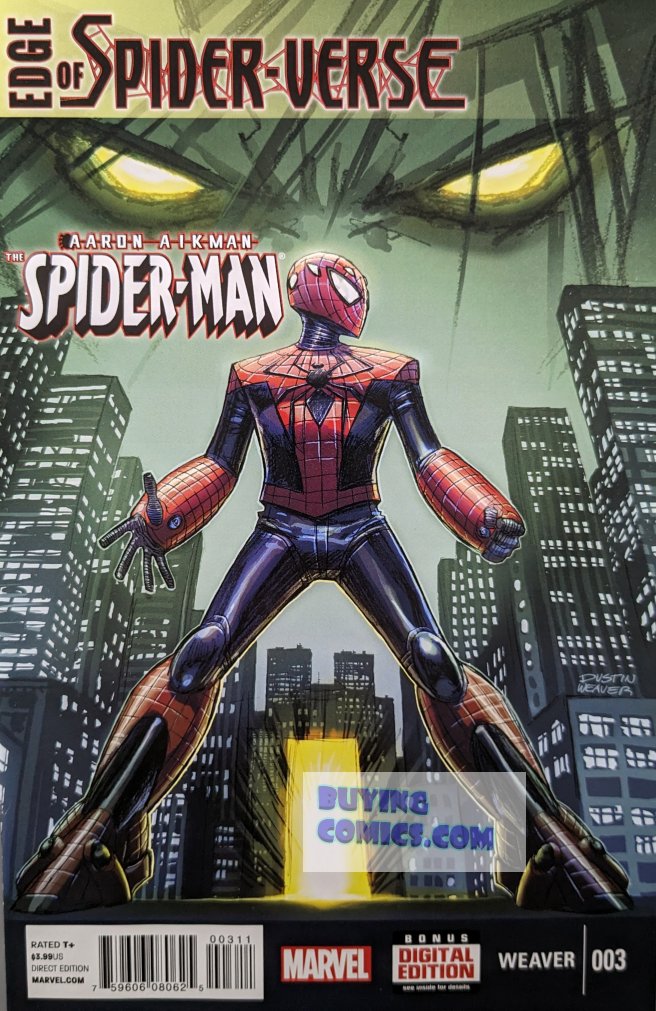 Edge Of Spider-Verse #3 Comic Book Cover Art