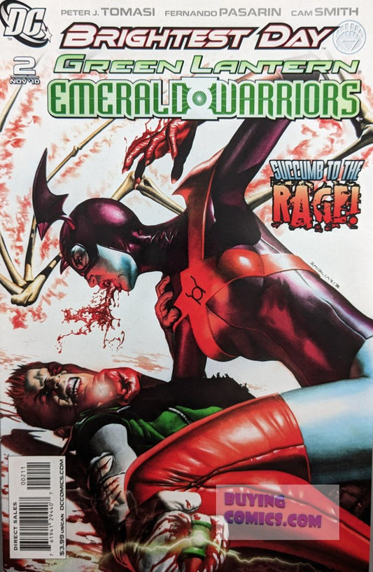 Green Lantern Emerald Warriors #2 Comic Book Cover Art