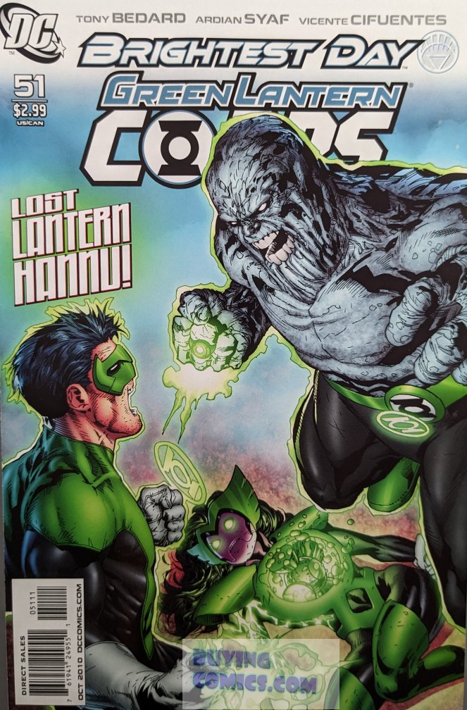 Green Lantern Corps #51 Comic Book Cover Art