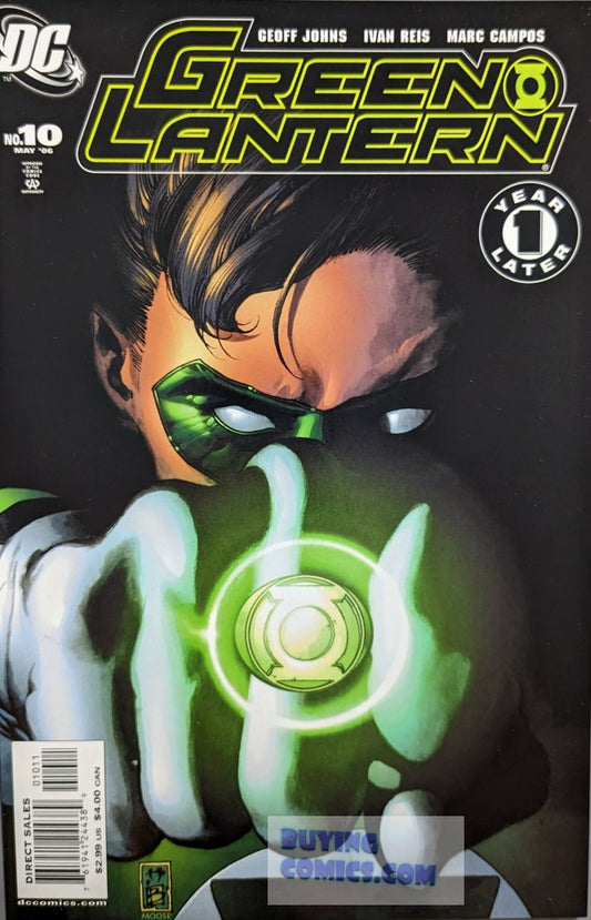 Green Lantern #10 Comic Book Cover Art