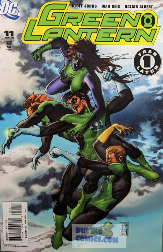 Green Lantern #11 Comic Book Cover Art