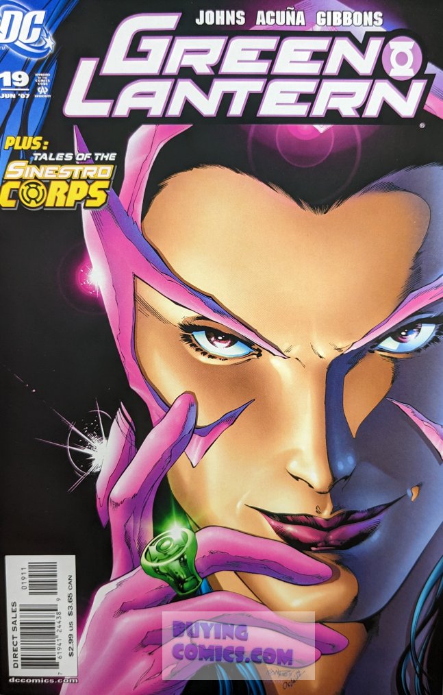 Green Lantern #19 Comic Book Cover Art