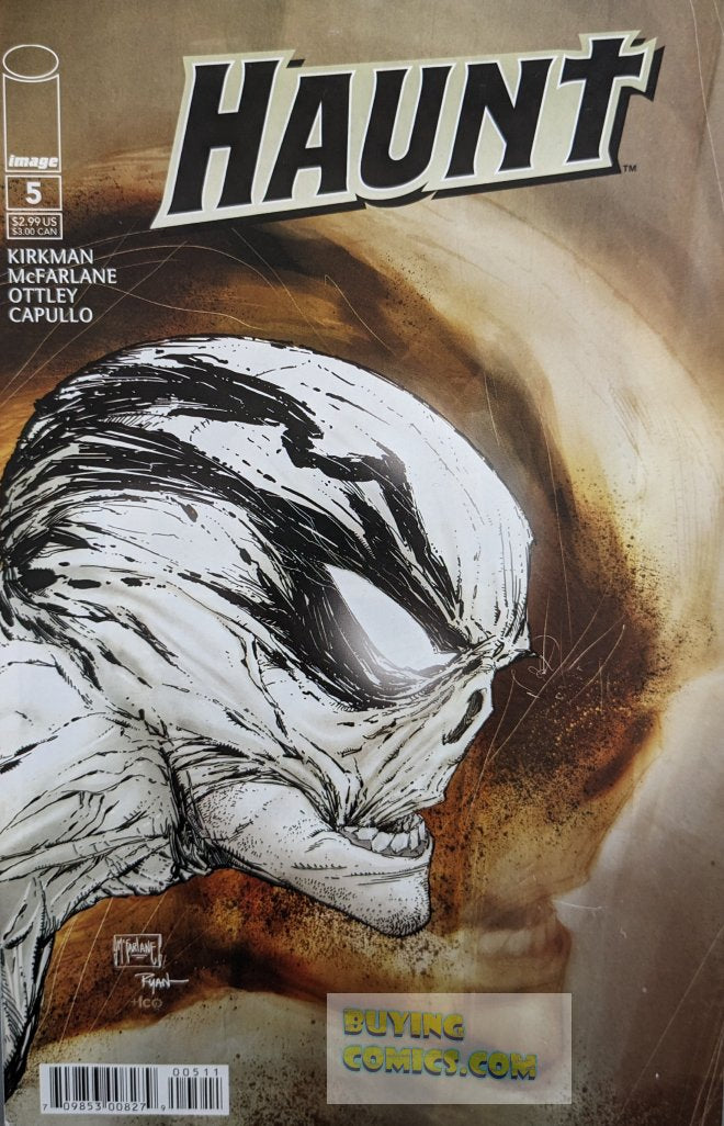 Haunt #5 Comic Book Cover Art by Todd McFarlane