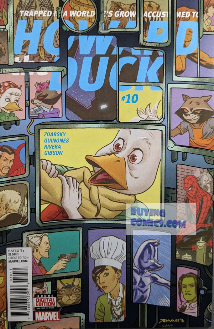 Howard The Duck #10 Comic Book Cover Art