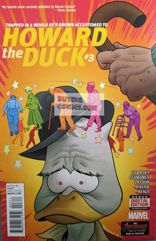 Howard The Duck #3 Comic Book Cover Art