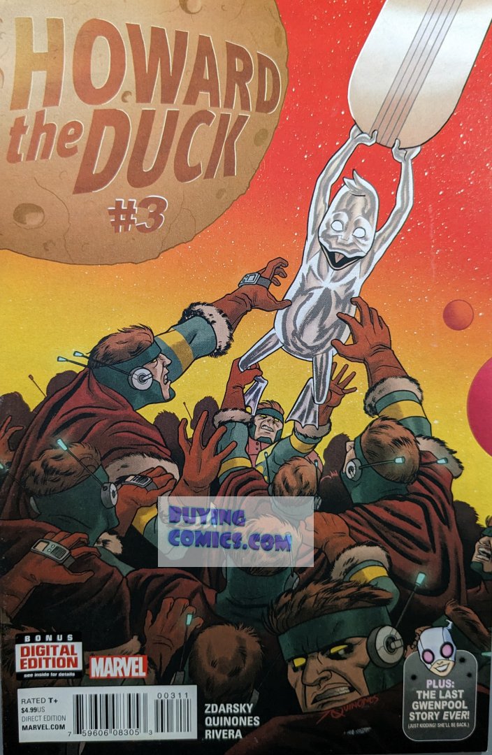 Howard The Duck #3 Comic Book Cover Art