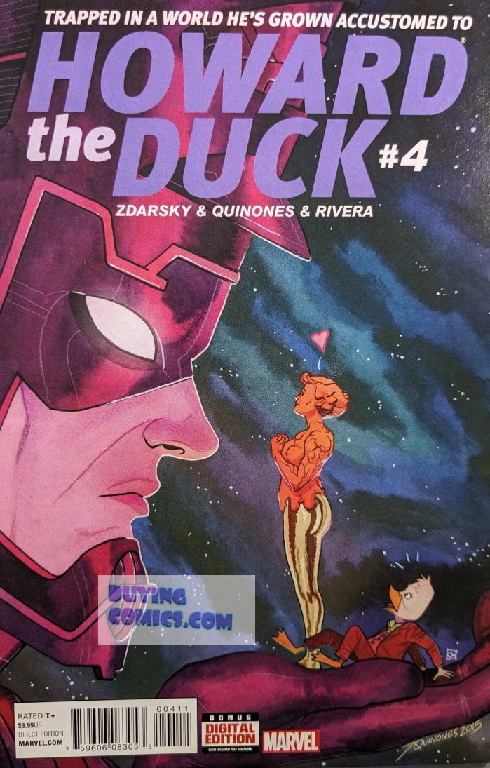 Howard The Duck #4 Comic Book Cover Art