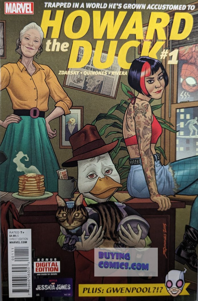 Howard The Duck #1 Comic Book Cover Art