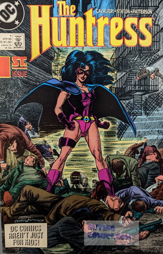 Huntress #1 Comic Book Cover Art