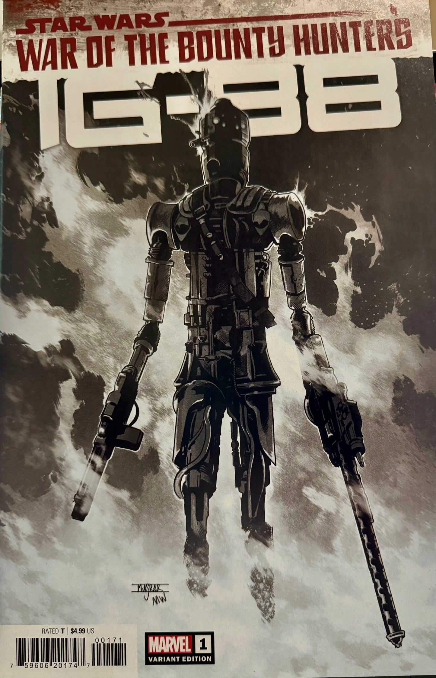 STAR WARS WAR OF THE BOUNTY HUNTERS IG-88 #1E