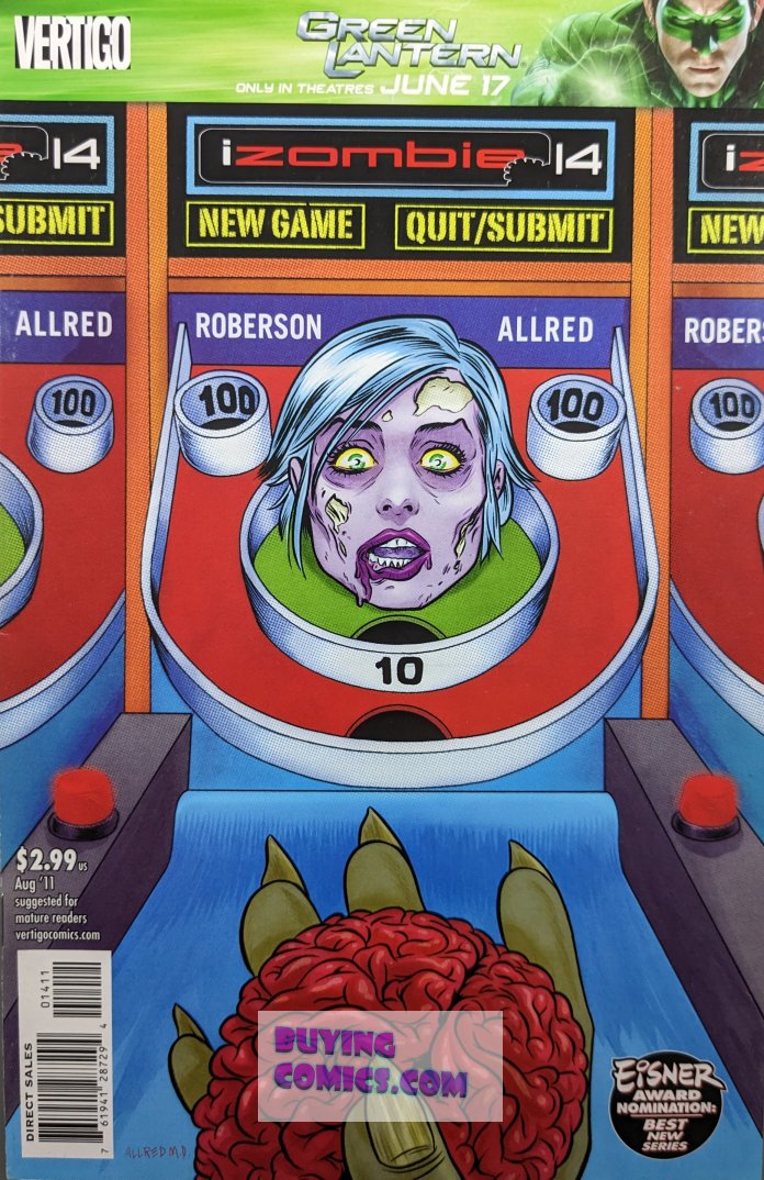 iZombie #14 Comic Book Cover Art