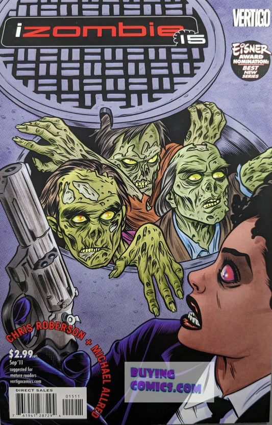 iZombie #15 Comic Book Cover Art