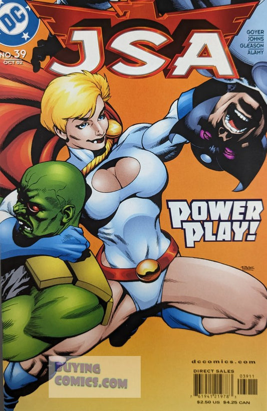 JSA #39 Comic Book Cover Art