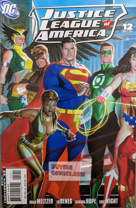 Justice League Of America #12 Comic Book Cover Art by Alex Ross