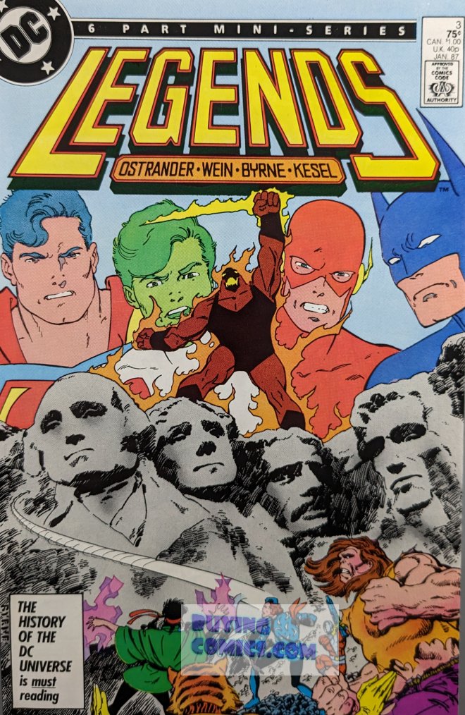 Legends #3 Comic Book Cover Art