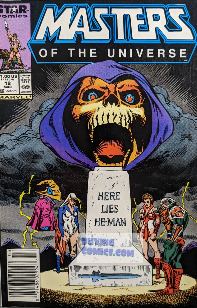 Masters Of The Universe #12 Comic Book Cover Art