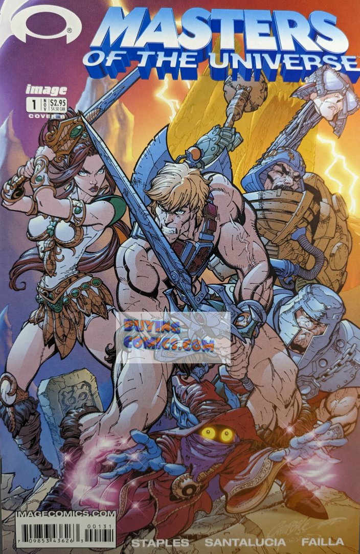 Masters Of The Universe #1 Comic Book Cover Art by J. Scott Campbell