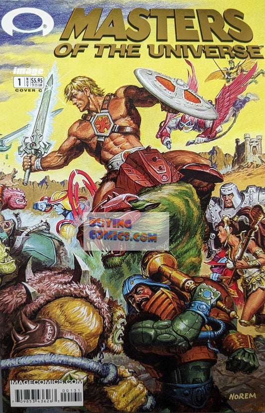 Masters Of The Universe #1 Comic Book Cover Art