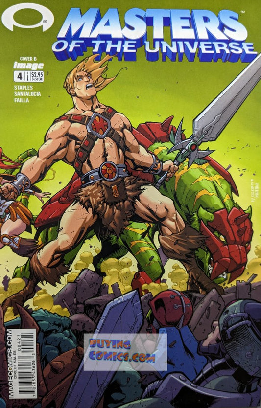 Masters Of The Universe #4 Comic Book Cover Art