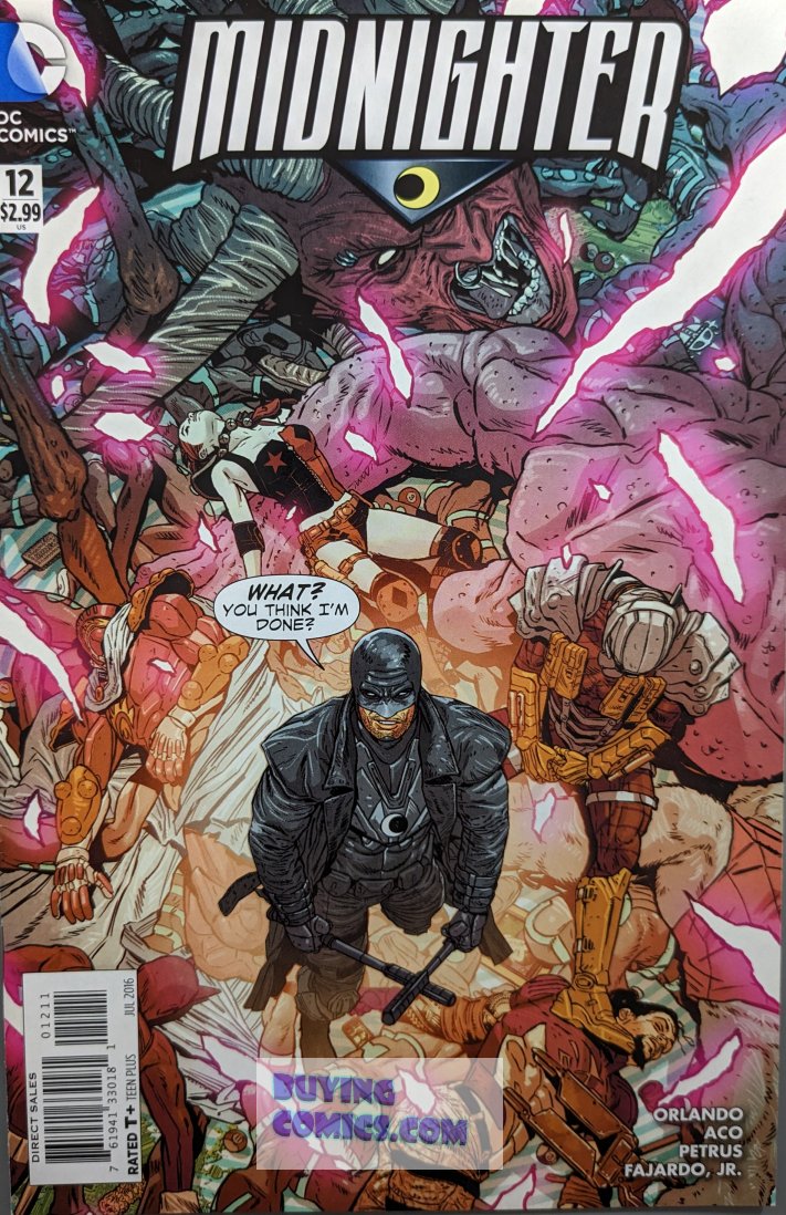 Midnighter #12 Comic Book Cover Art