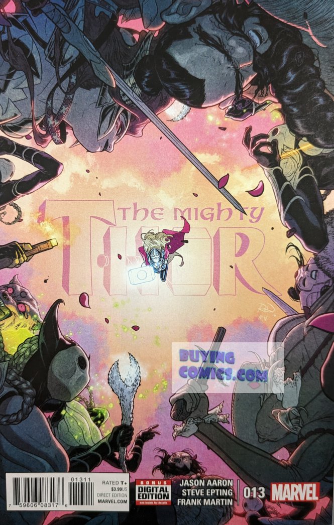 Mighty Thor #13 Comic Book Cover Art by Russell Dauterman