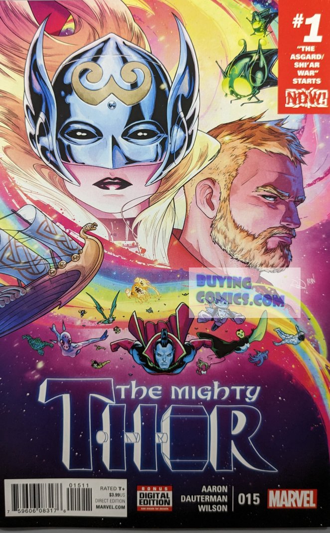 Mighty Thor #15 Comic Book Cover Art by Russell Dauterman