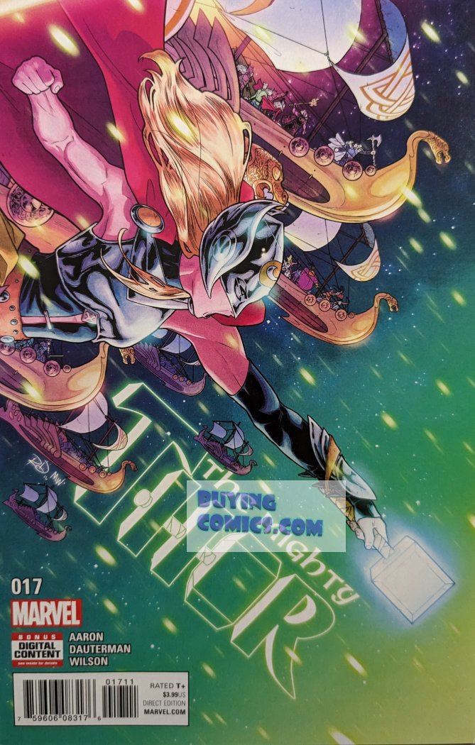 Mighty Thor #17 Comic Book Cover Art by Russell Dauterman