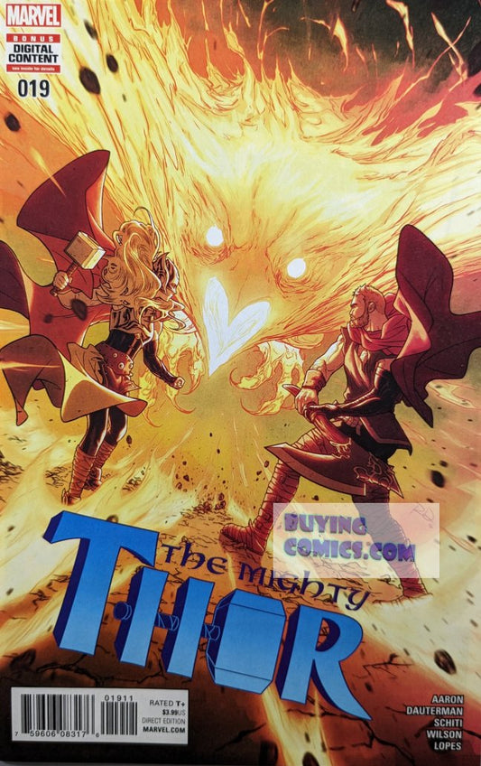 Mighty Thor #19 Comic Book Cover Art by Russell Dauterman