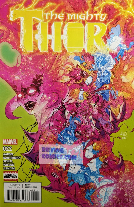 Mighty Thor #22 Comic Book Cover Art by Russell Dauterman