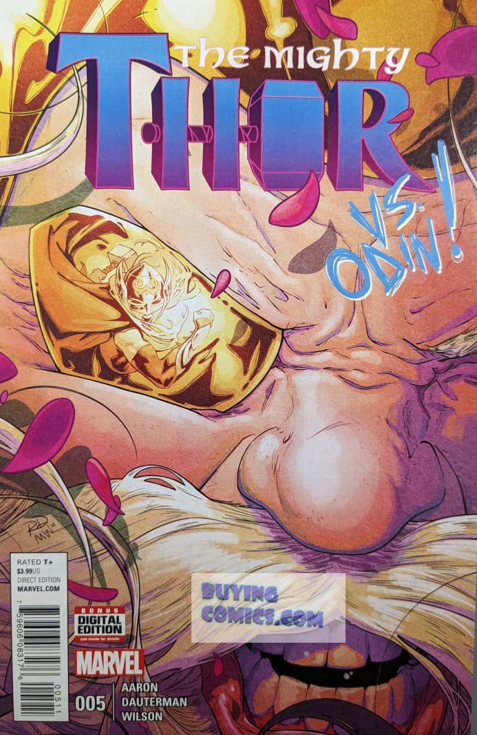 Mighty Thor #5 Comic Book Cover Art by Russell Dauterman