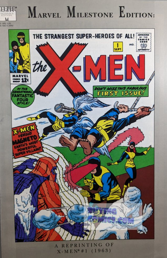 Marvel Milestone Edition X-Men #1 Comic Book Cover Art