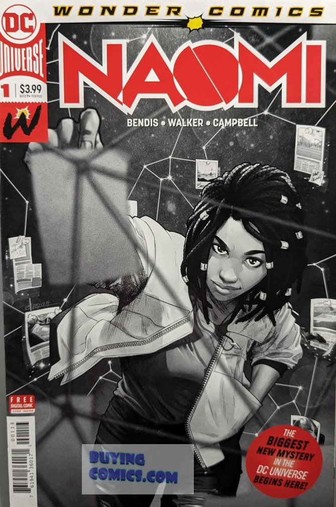 Naomi #1 Third Printing Comic Book Cover Art