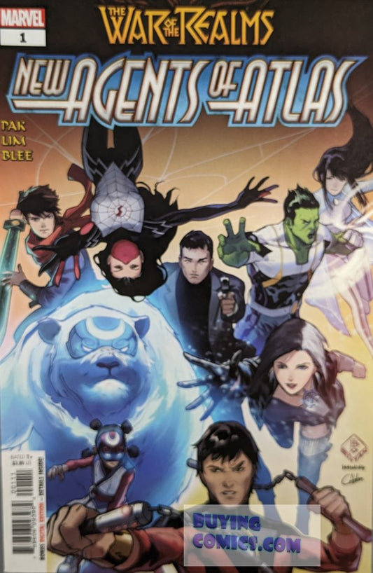 War Of The Realms New Agents Of Atlas #1 Comic Book Cover Art