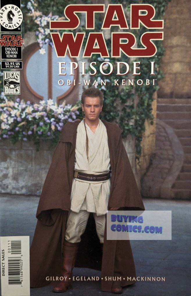 Star Wars Episode I Obi-Wan Kenobi Comic Book Cover