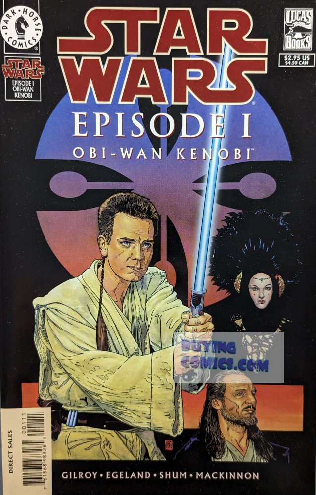 Star Wars Episode I Obi-Wan Kenobi Comic Book Cover