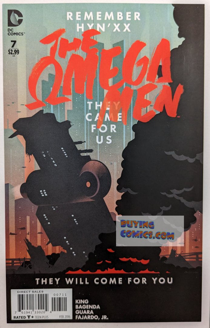 The Omega Men #7 Comic Book Cover Art by Trevor Hutchison