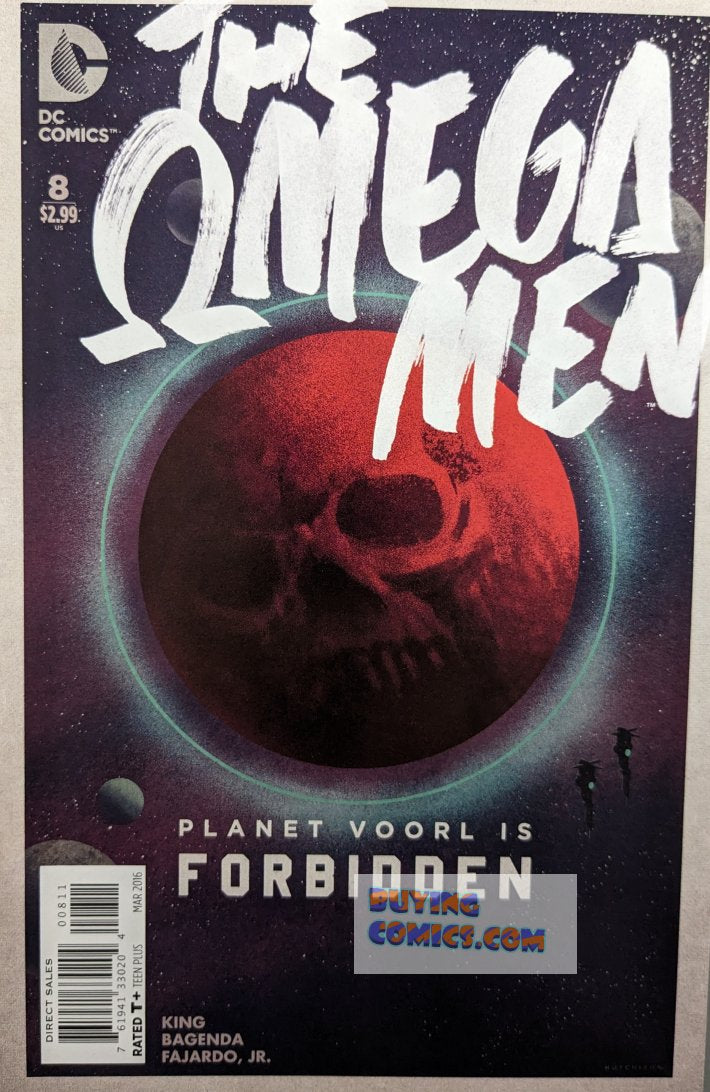 The Omega Men #8 Comic Book Cover Art by Trevor Hutchison