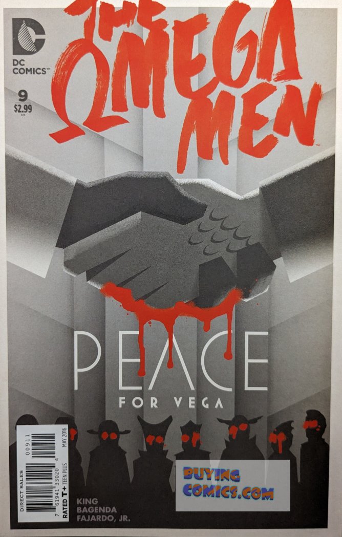 The Omega Men #9 Comic Book Cover Art by Trevor Hutchison