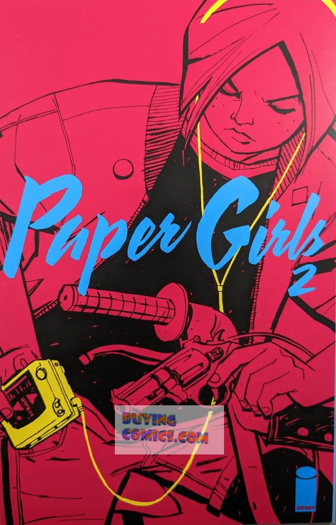 Paper Girls #2 Comic Book Cover Art by Cliff Chiang