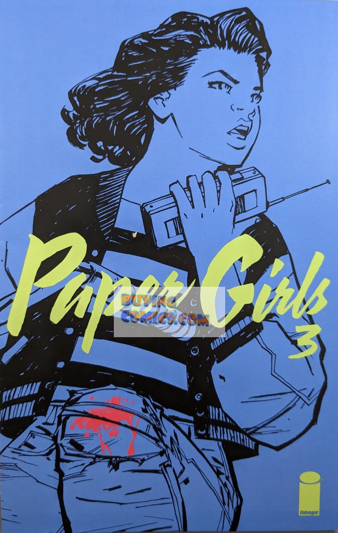 Paper Girls #3 Comic Book Cover Art by Cliff Chiang