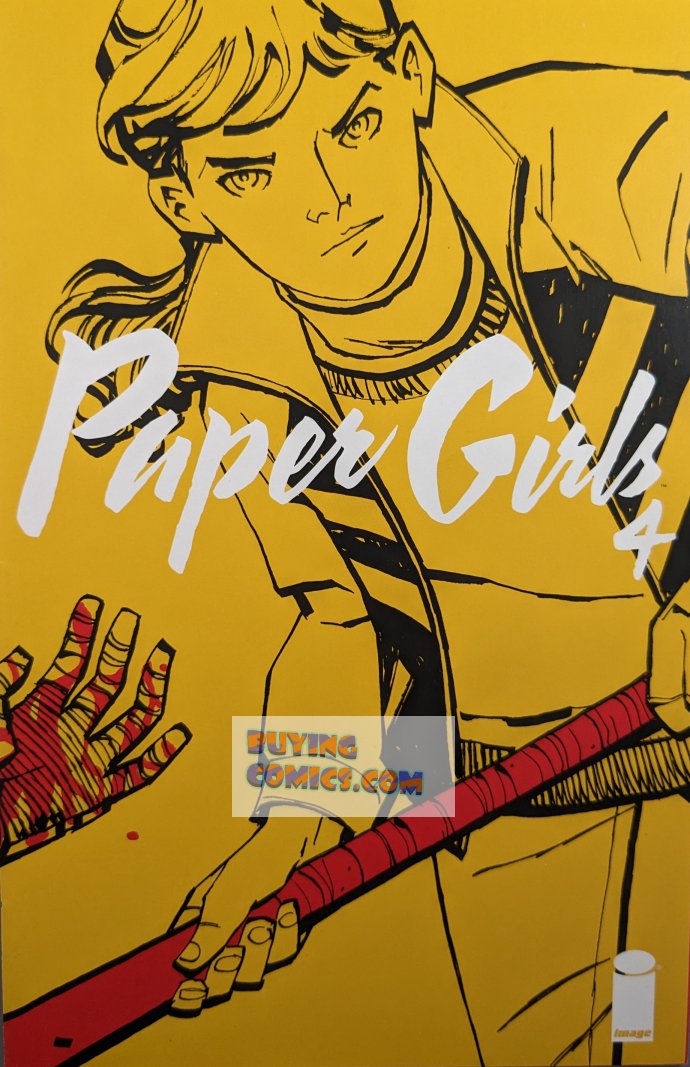 Paper Girls #4 Comic Book Cover Art by Cliff Chiang