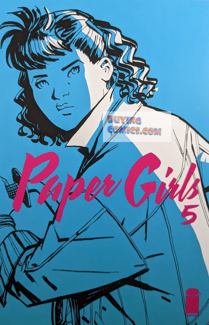 Paper Girls #5 Comic Book Cover Art by Cliff Chiang