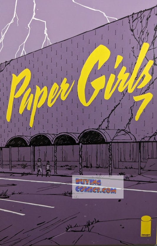 Paper Girls #7 Comic Book Cover Art by Cliff Chiang