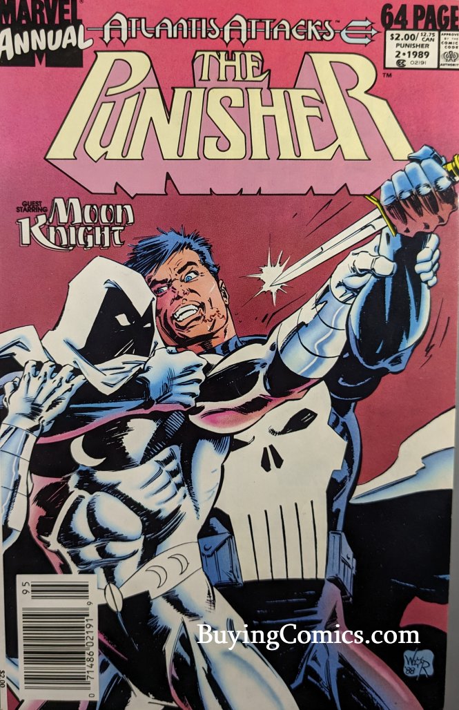 Punisher Annual #2 Comic Book Cover Art