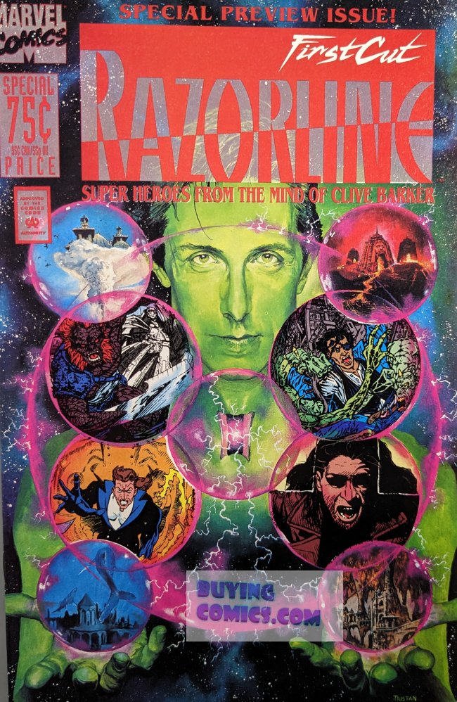 Razorline The First Cut Comic Book Cover Art