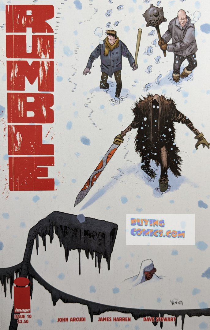 Rumble #10 Comic Book Cover Art